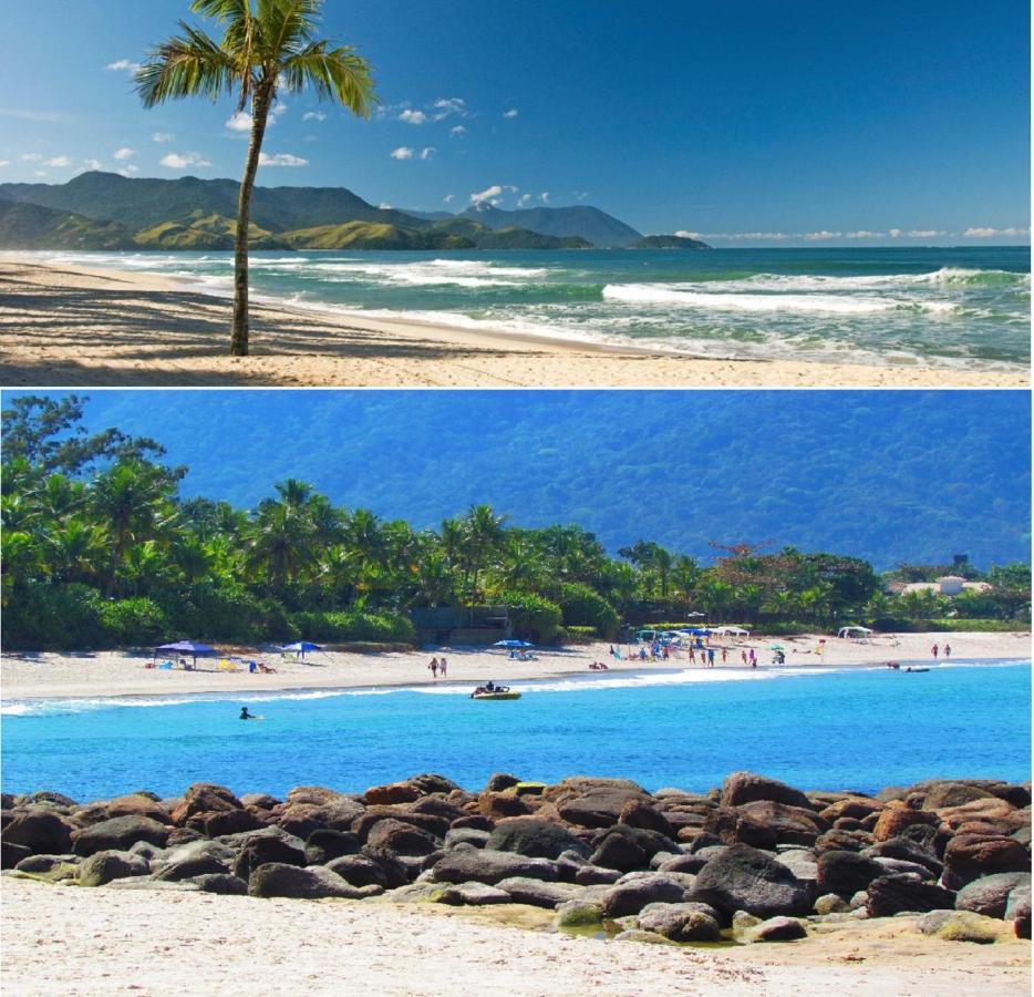 Sun Flat Maresias !! 2 Quartos Piscina Churrasqueira Wifi Estacionamento 230M Da Praia Sao Sebastiao  Exterior foto