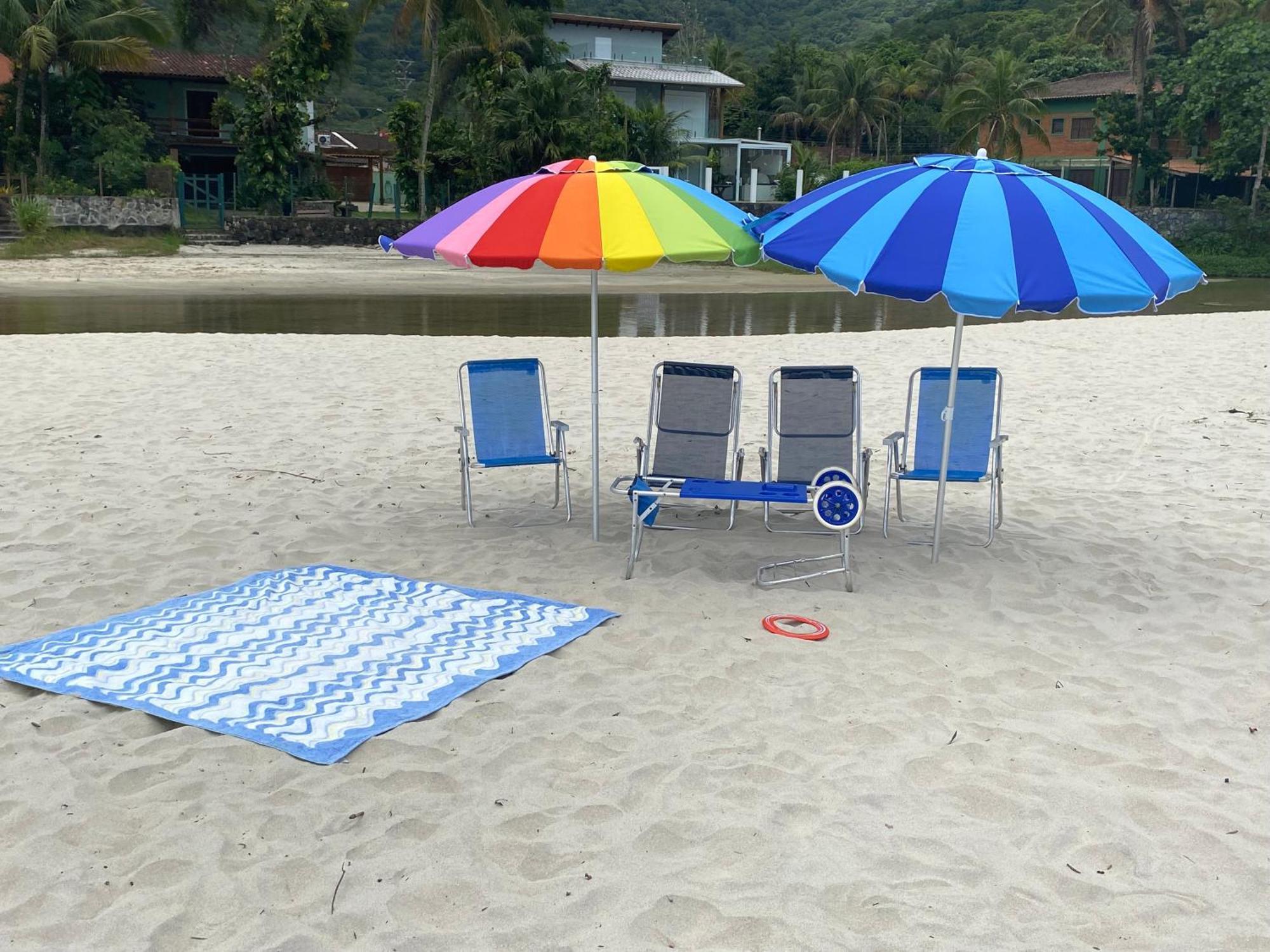 Sun Flat Maresias !! 2 Quartos Piscina Churrasqueira Wifi Estacionamento 230M Da Praia Sao Sebastiao  Exterior foto